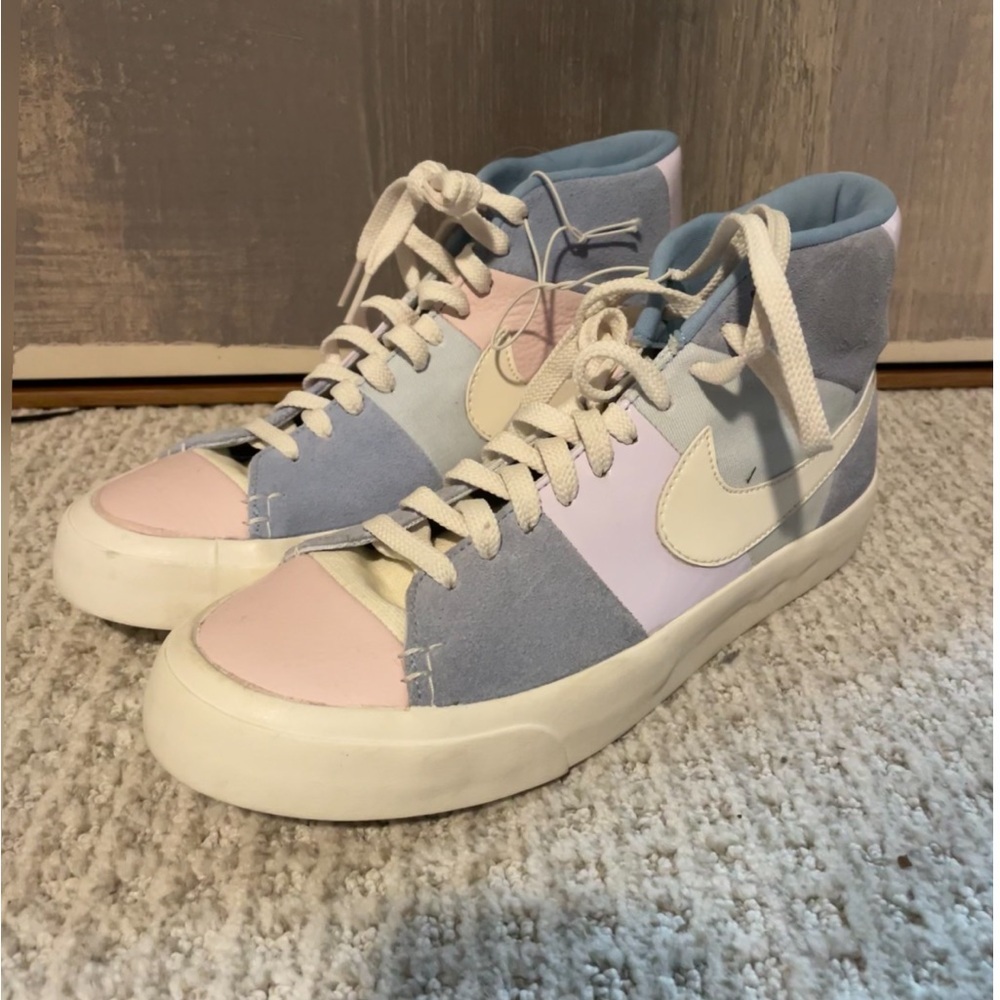 Nike Spring Patchwork Blazer Royal Easter Qs Pink… - image 6